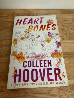 Heart Bones Paperback Book - A Novel - Colleen Hoover